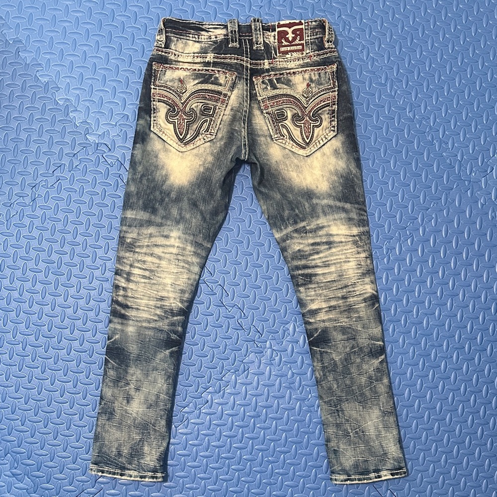 Rock Revival Men's Aruba Blue alt Straight Jeans